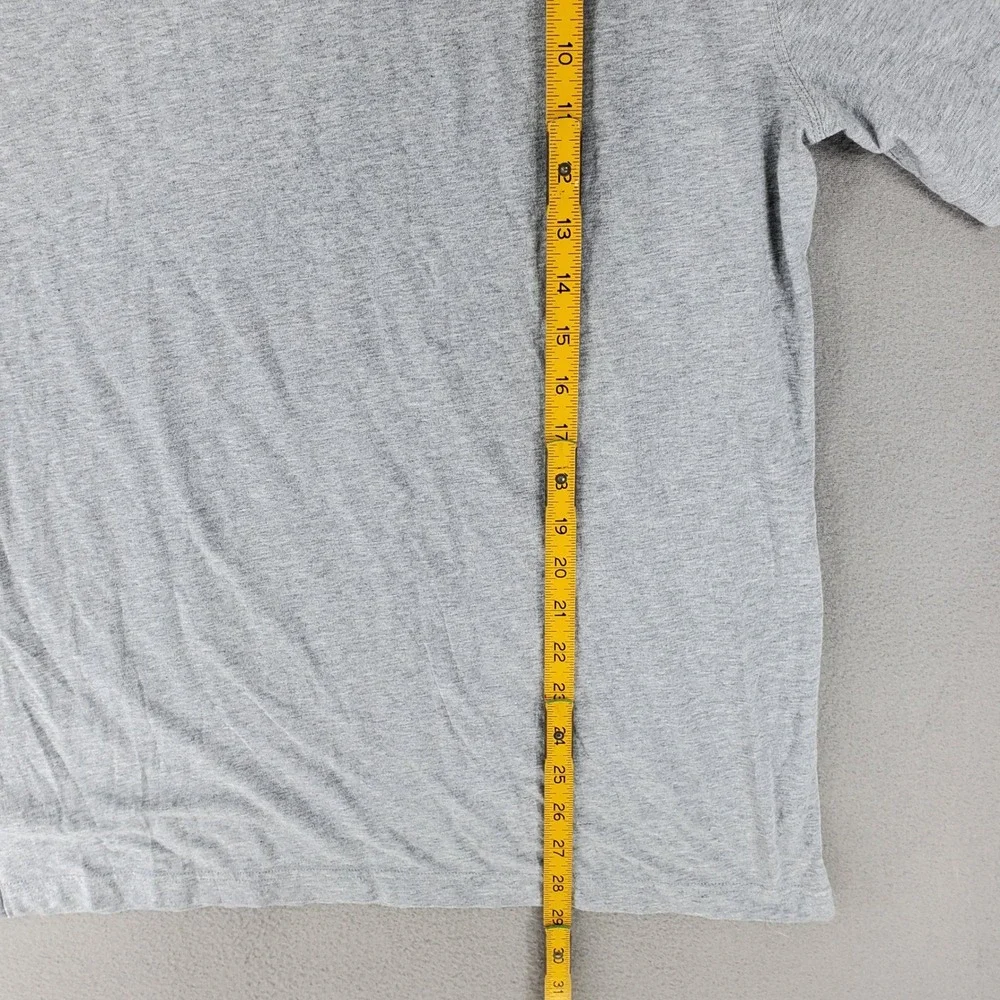 Municipal Sport Utility Gear Polo Mens M Gray Collared Short Sleeve Stretch Logo